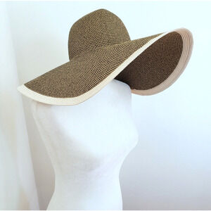 Echo Elegant Brown and Cream Sun Hat